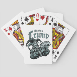 Win With A Trump - Gewinne mit einem Trumpf Pokerkaarten