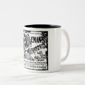 Wincarnis Tonic Ad Tweekleurige Koffiemok (Voorkant rechts)