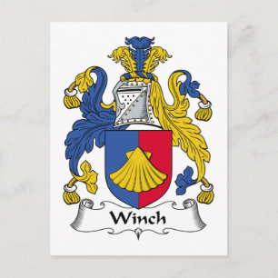 Winch Family Crest Briefkaart