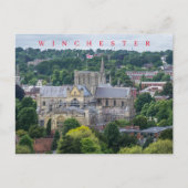 Winchester Cathedral uitzicht briefkaart (Voorkant)