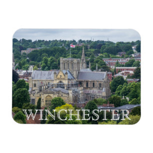 Winchester Cathedral uitzicht fridge magnet Magneet