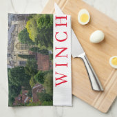 Winchester Cathedral uitzicht theedoek (Quarter Fold)