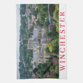 Winchester Cathédrale vue serviette de thé (Vertical)