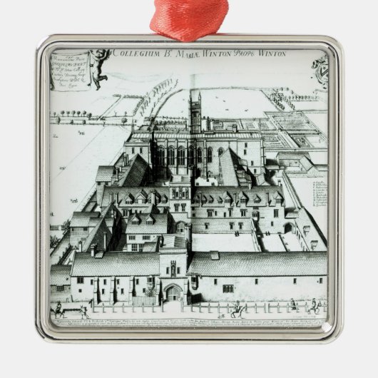 Winchester College Metalen Ornament (Voorkant)