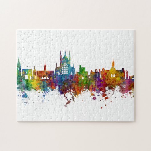 Winchester England Skyline Legpuzzel (Horizontaal)