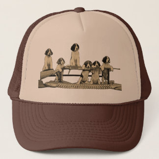  Winchester Firearms Dog Puppy Trucker Hat Pet