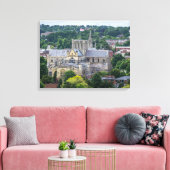 Winchester kathedraal uitzicht canvas print (Insitu (Woonkamer))