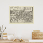 Winchester, VA Panorama Map - 1926 Poster (Keuken)