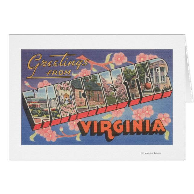 Winchester, Virginia - Large Letter Scenes (Voorkant Horizontaal)
