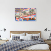 Winchester, Virginia - Large Letter Scenes Canvas Afdruk (Insitu (Slaapkamer))