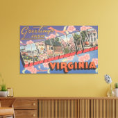 Winchester, Virginia - Large Letter Scenes Canvas Afdruk (Insitu (Woonkamer))