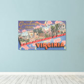 Winchester, Virginia - Large Letter Scenes Canvas Afdruk (Insitu (Houten vloer))