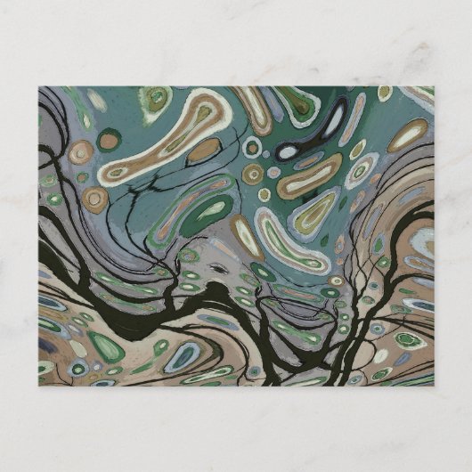 Wind - Abstract Briefkaart (Voorkant)