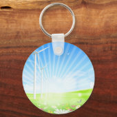 Wind Boerderij Sleutelhanger (Achterkant)