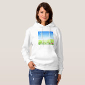 Wind Boerderij Vrouwen Hoodie (Voorkant volledig)