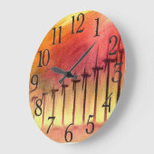 Wind Boerderijen wandklokken Grote Klok (Hoek)