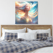 Wind Canvas Afdruk (Insitu (Slaapkamer))