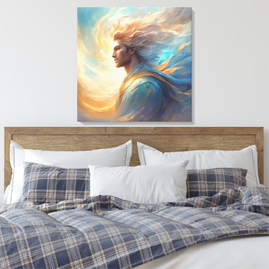 Wind Canvas Afdruk (Insitu (Slaapkamer))