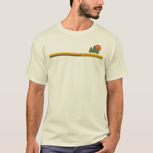 Wind Cave National Park Pine Trees Sun T-shirt (Voorkant)