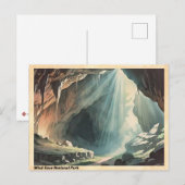 Wind Cave National Park Vintage Briefkaart (Voorkant / Achterkant)