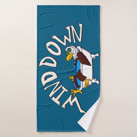Wind Down Eagle Badhanddoek (Badhanddoek)
