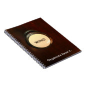 WIND drawstop notitieboek (Rechterzijde)