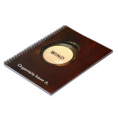 WIND drawstop notitieboek (Linkerzijde)