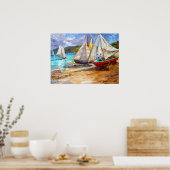 Wind en gebed poster (Keuken)