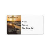 Wind en golven Obey Him Etiket (Voorkant)