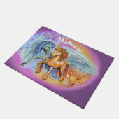 Wind en vlam, Pegasus en Unicorn Deurmat (Schuin)