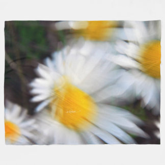 Wind geblazen Daisies Fleece Blanket