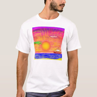 Wind, golf, zonlicht - T-shirt