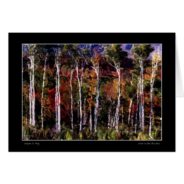 Wind in de Birches (Voorkant Horizontaal)