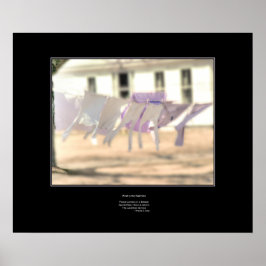 Wind in de Waslijn - Haiku Poster