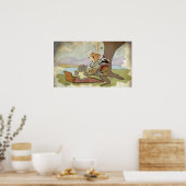 Wind in de Wilgen Poster (Keuken)