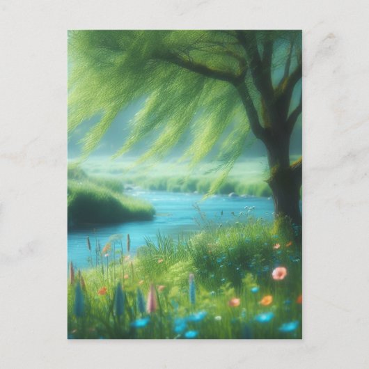 Wind in de Willow Briefkaart (Voorkant)
