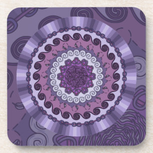 Wind Mandala Square Onderzetter