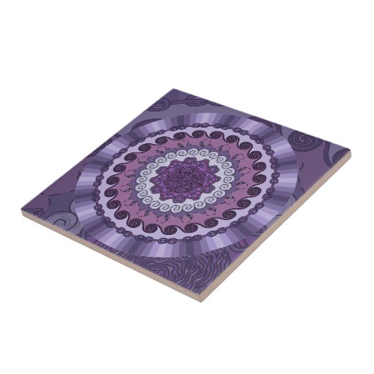 Wind Mandala Tegel Tegeltje (Zijkant)