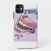 Wind me op gebabbel tanden speelgoed Case-Mate iPhone case (Achterkant)
