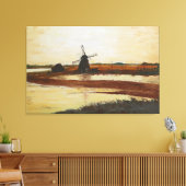 Wind Mill Canvas Afdruk (Insitu (Woonkamer))