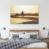 Wind Mill Canvas Afdruk (Insitu (Slaapkamer))