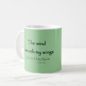 wind onder mijn vleugels koffiemok (Voorkant links)