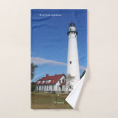 Wind Point Lighthoudeshanddoekset Bad Handdoek (Handdoek)