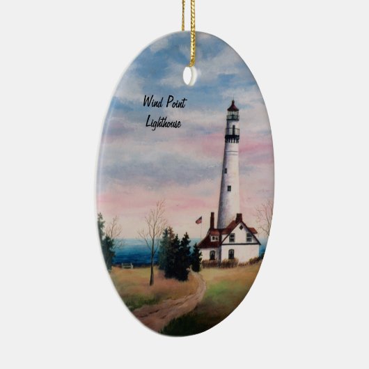 Wind Point Lighthouse Ornament (Rechts)