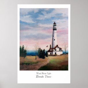 Wind Point Lighthouse Poster