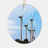Wind Power Mojave Tehachapi Wind Boerderij Keramisch Ornament (Links)
