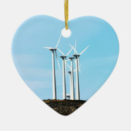 Wind Power Mojave Tehachapi Wind Boerderij Keramisch Ornament
