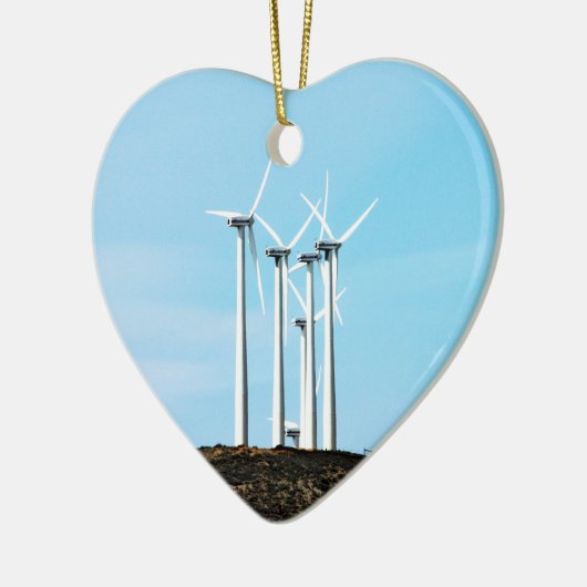 Wind Power Mojave Tehachapi Wind Boerderij Keramisch Ornament (Links)
