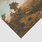 Wind River Country - Albert Bierstadt Tissuepapier (Detail)