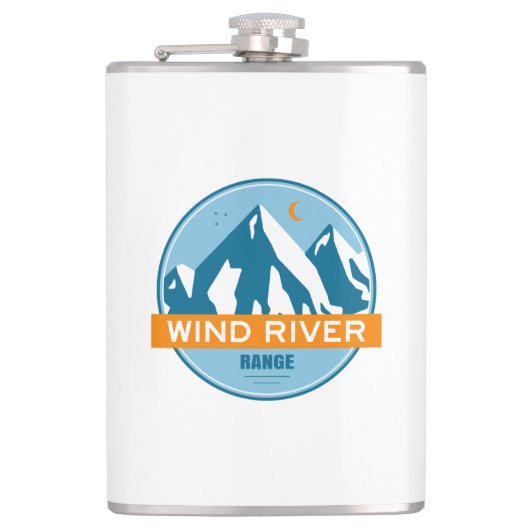 Wind River Mountain Range Heupfles (Voorkant)